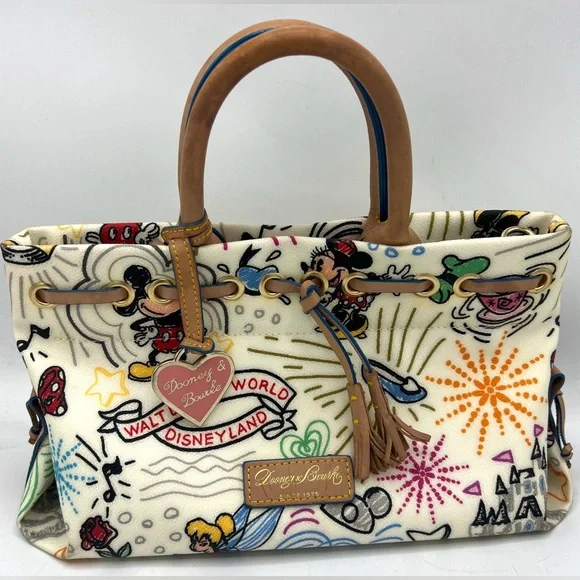 Dooney & Bourke Disney Sketch Tassel Tote - Picture 2 of 16